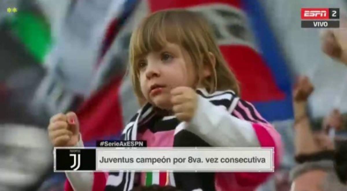 La manta, el nuevo gesto y la alegría de Cristiano tras coronarse con la Juventus en Italia   