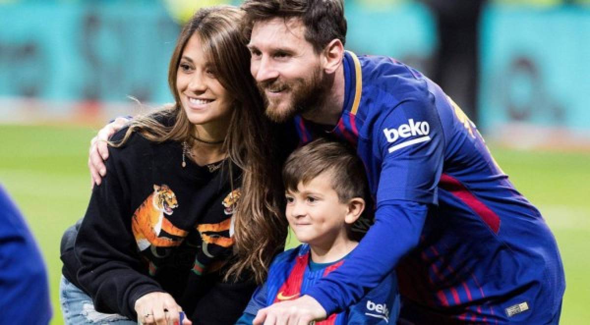 En fotos: Así celebraron las esposas e hijos de los jugadores del Barcelona la Copa del Rey ¿Y Shakira?