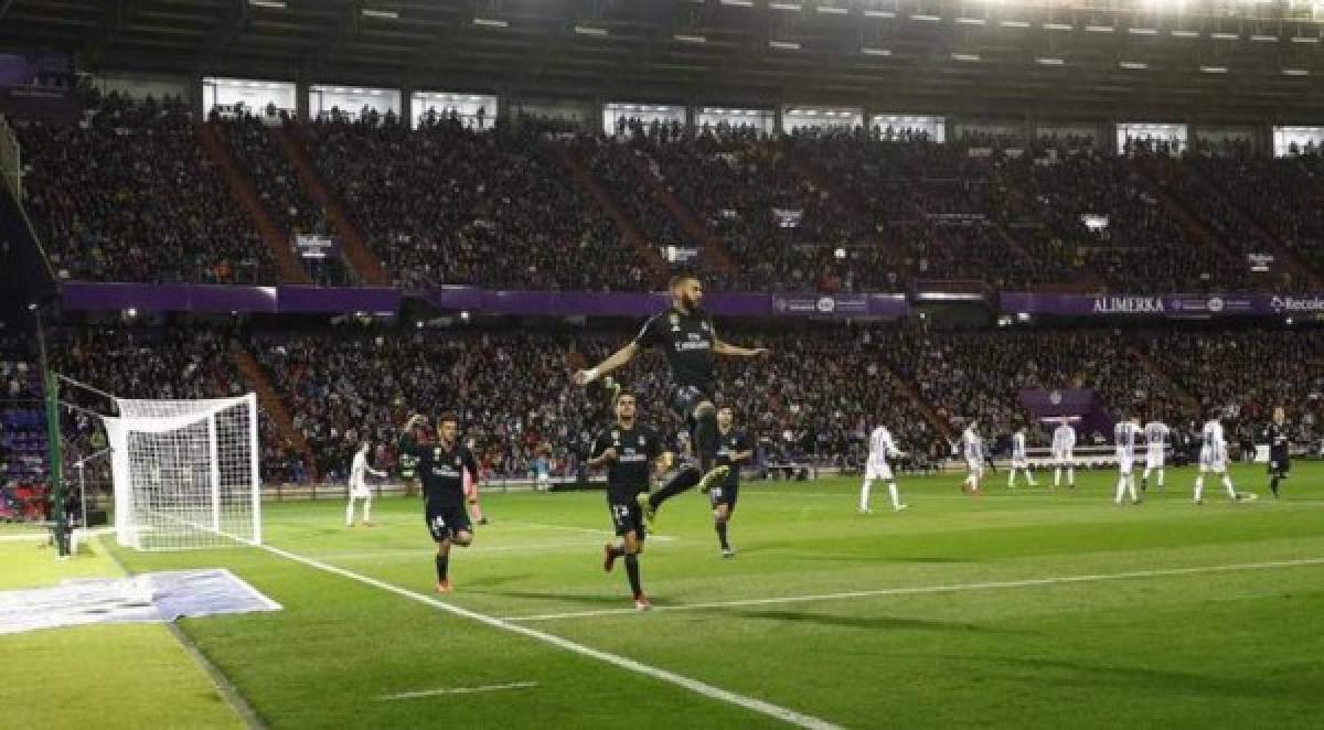 NO SE VIO EN TV: El bonito gesto de Benzema con Marcelo, la preocupación de Solari y el apagón en el estadio