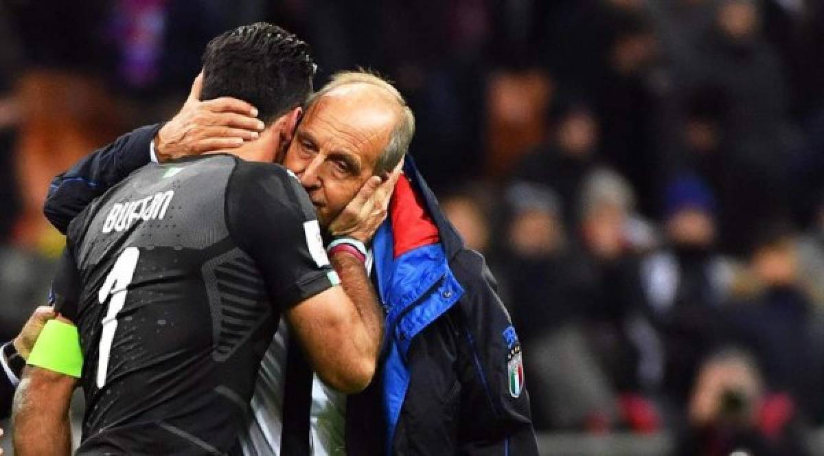 Las desgarradoras imágenes de Italia y Buffon y la negativa de De Rossi para jugar