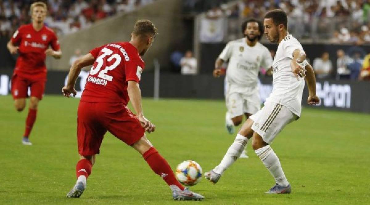 Fotos: El gesto de burla a Hazard y Bale ni siquiera se viste en el Bayern-Real Madrid