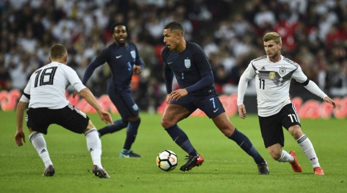 Inglaterra y Alemania empatan a nada en Wembley