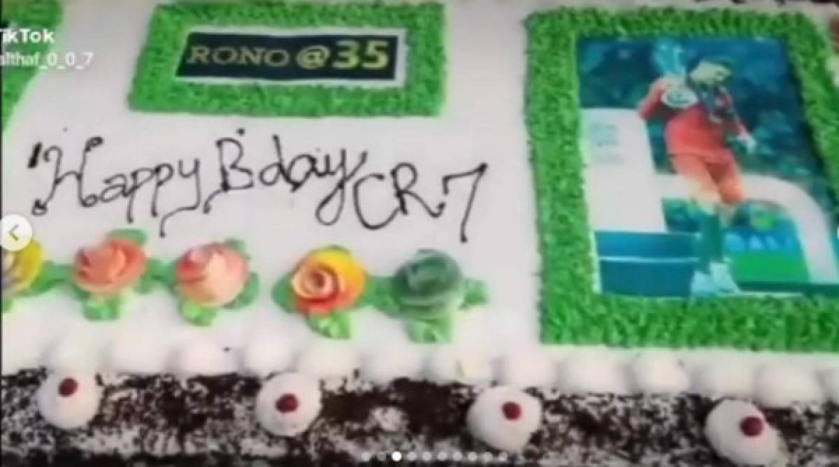 Increíble: Así celebraron el cumpleaños 35 de Cristiano Ronaldo en India, con pastel gigante y cánticos  