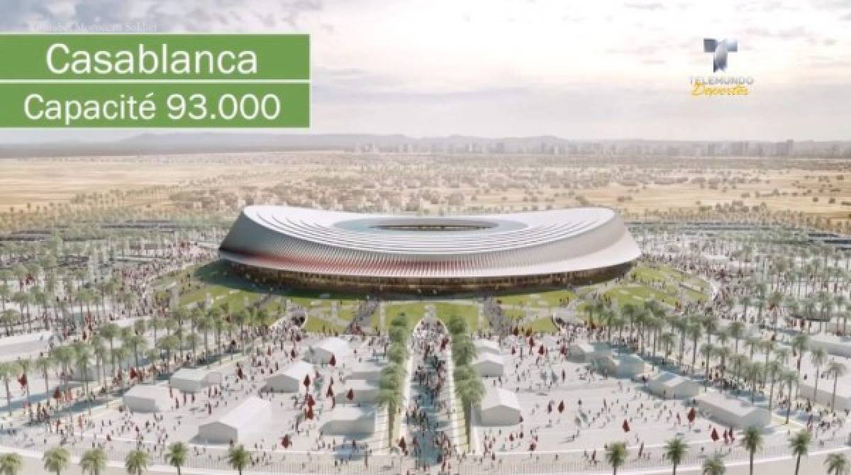 Los estadios que proponía Marruecos para el Mundial de 2026