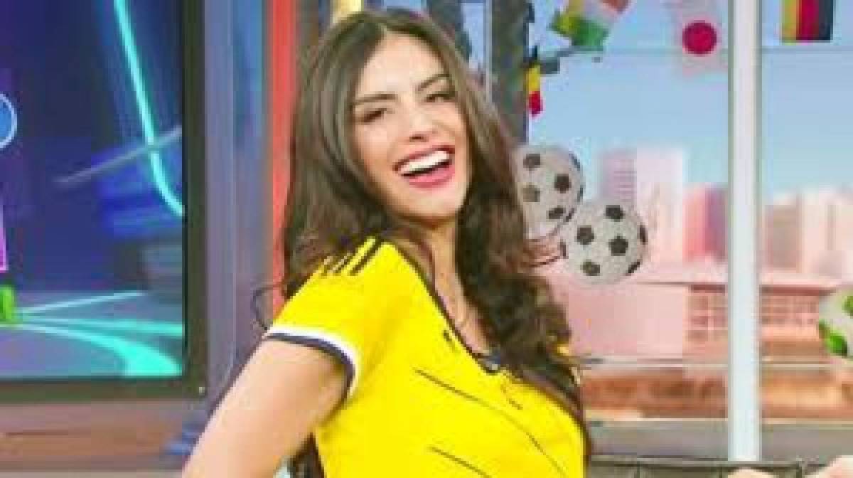 Jéssica Cediel, la presentadora colombiana aficionada a su selección y al Real Madrid