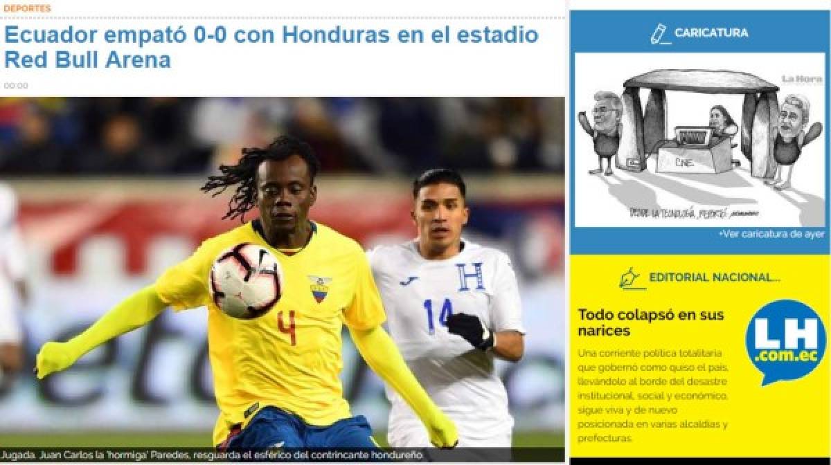 La prensa de Ecuador y los duros comentarios contra su selección y Bolillo Gómez