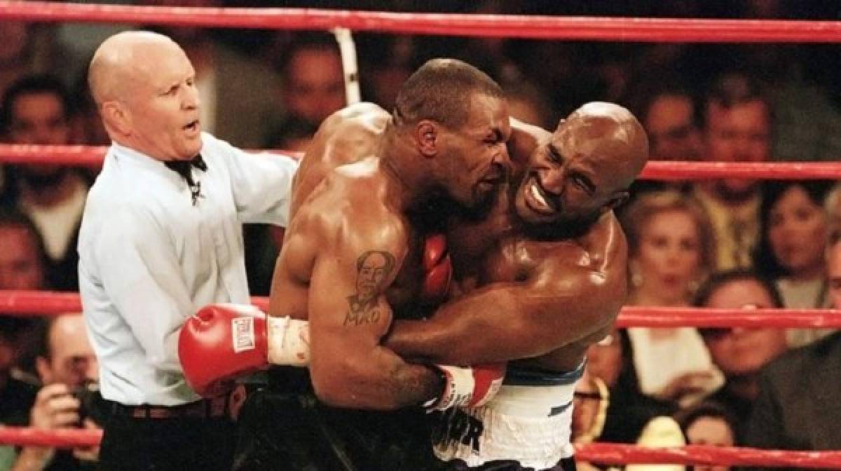 Se cumplen 23 años de la mordida de oreja de Mike Tyson a Holyfield en escandalosa pelea de boxeo