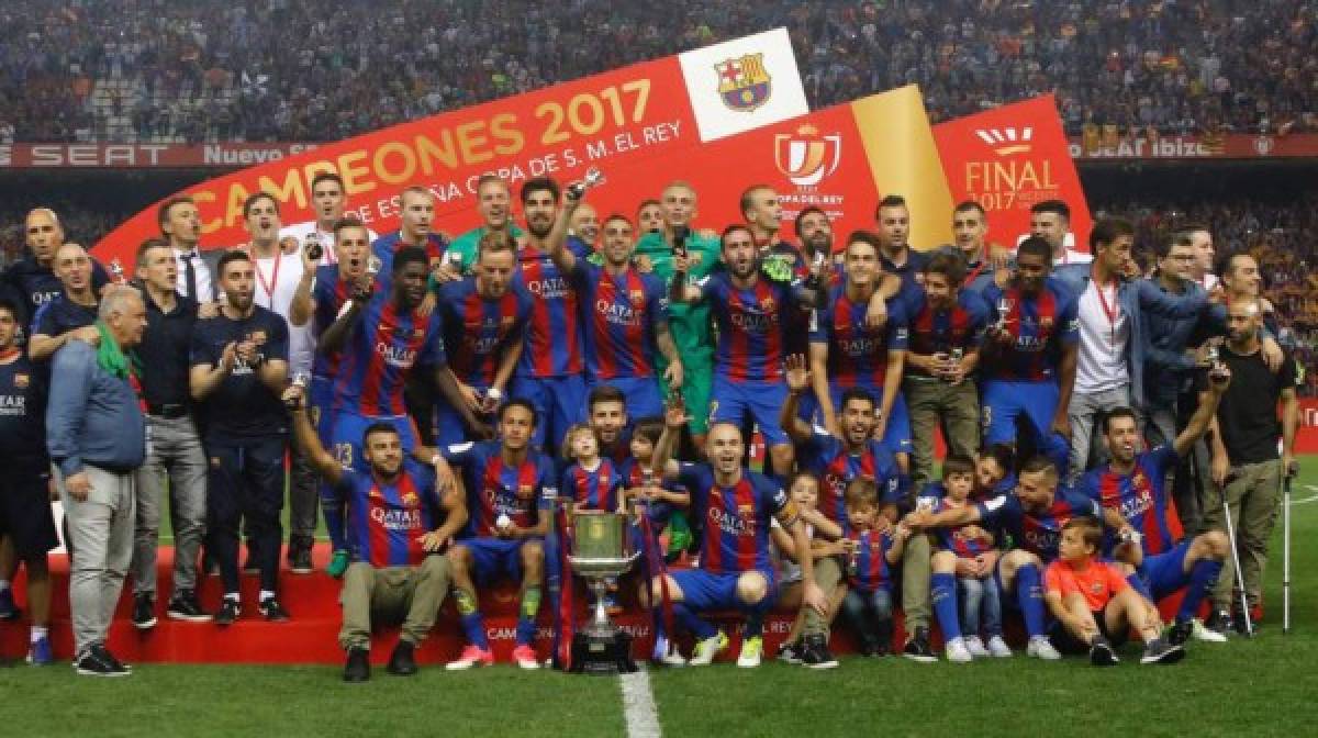 ¡El Barcelona llegó a su título 31! Los máximos ganadores en la historia de la Copa del Rey de España