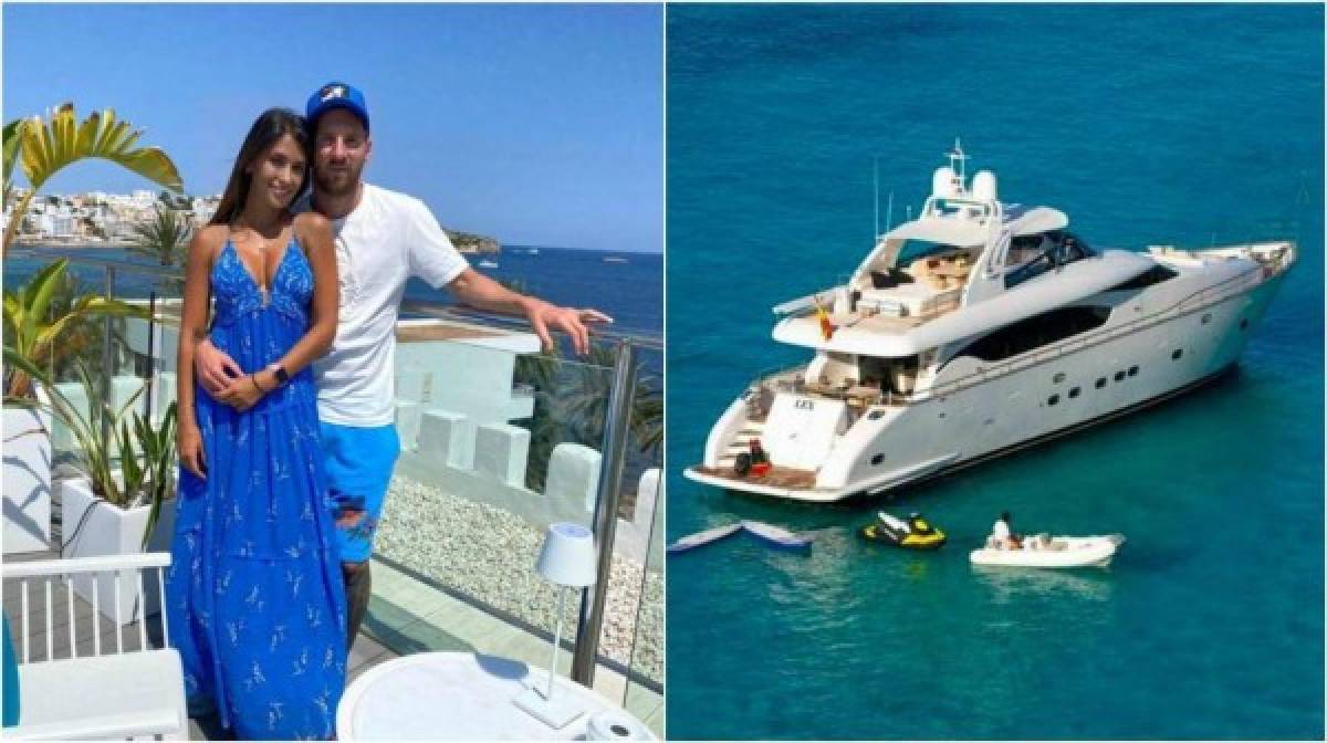 ¿Cuánto vale el alquiler? Así es por dentro el impresionante yate en el que Messi disfruta sus vacaciones en Ibiza