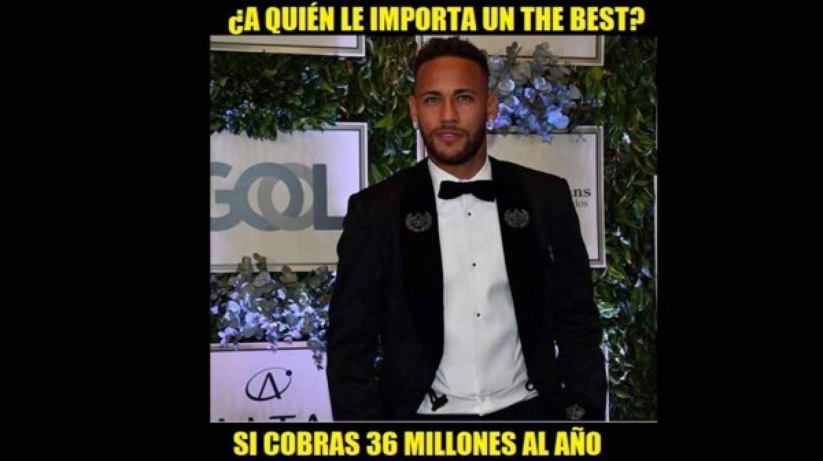 MEMES: Hacen pedazos a Neymar por no ser nominado para los premios The Best