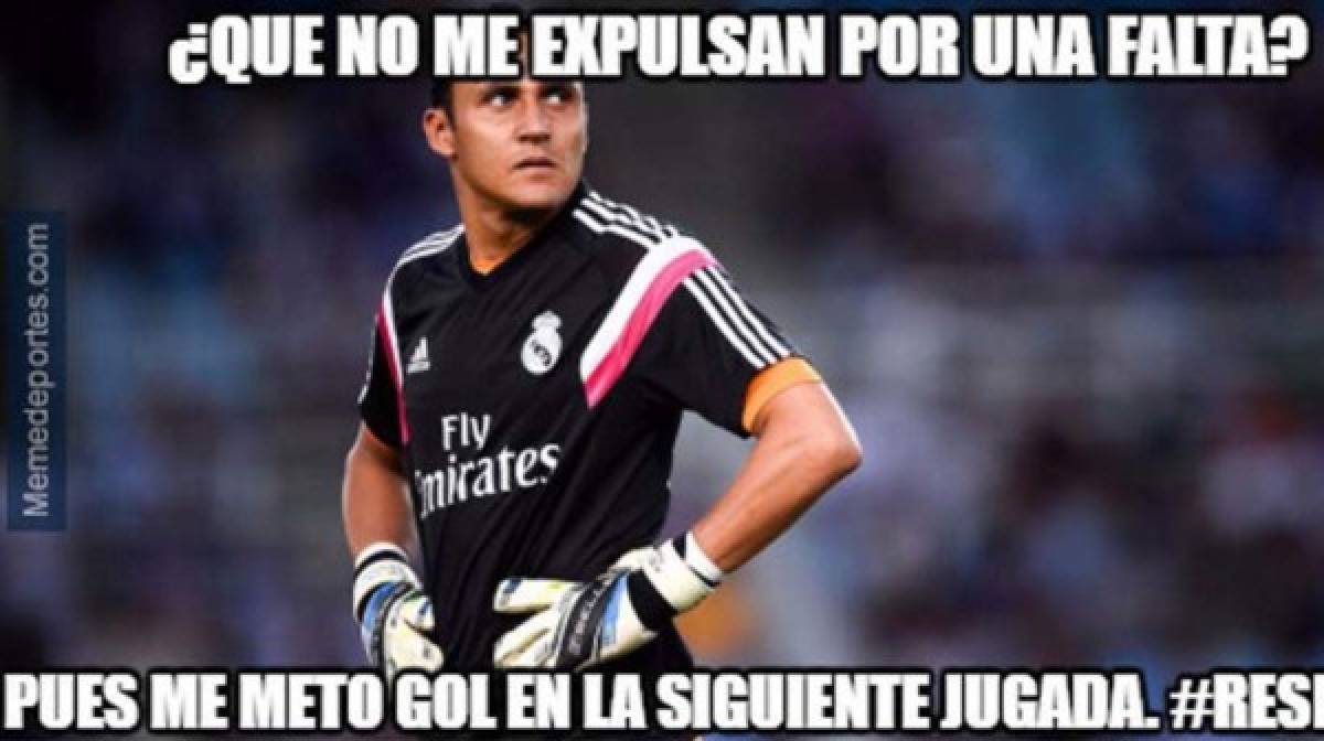 Los memes crucifican a Keylor Navas a pesar de la clasificación del Madrid