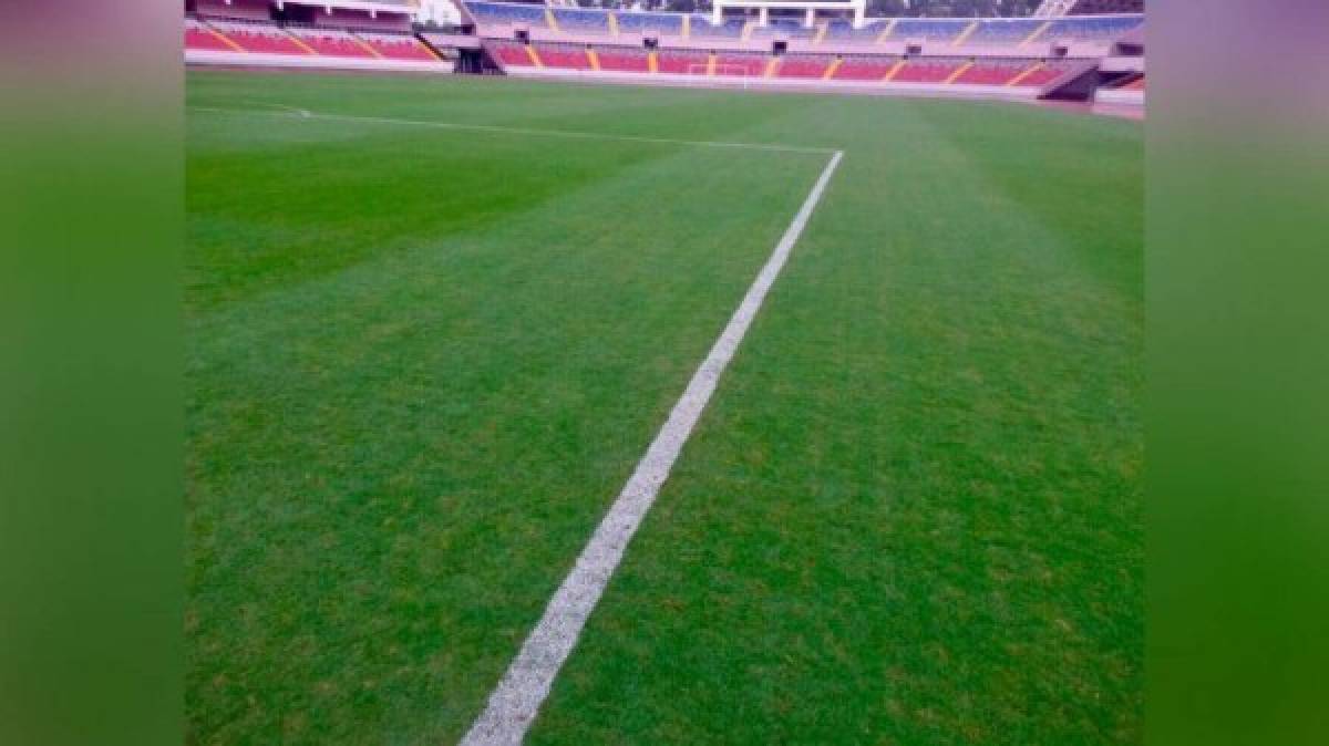 ¡Espectacular drenaje! Así luce estadio de Costa Rica pese a torrencial aguacero