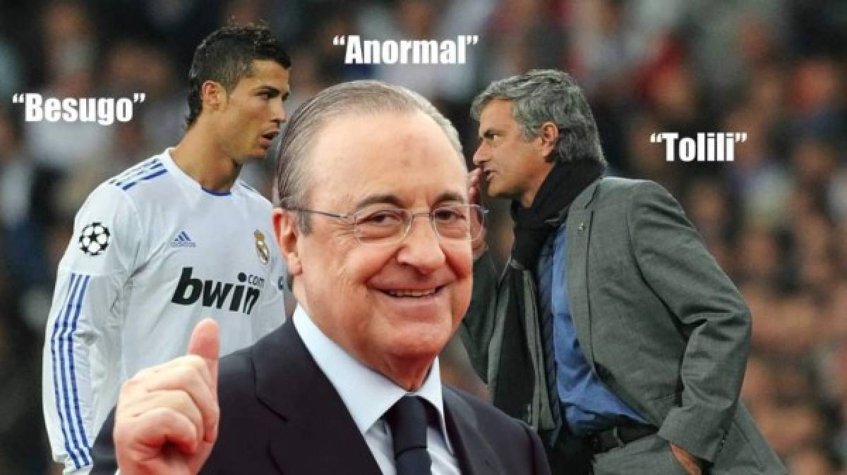 Le filtraron audios a Florentino Pérez y los memes hacen pedazos a sus víctimas: Cristiano, Casillas y Mourinho