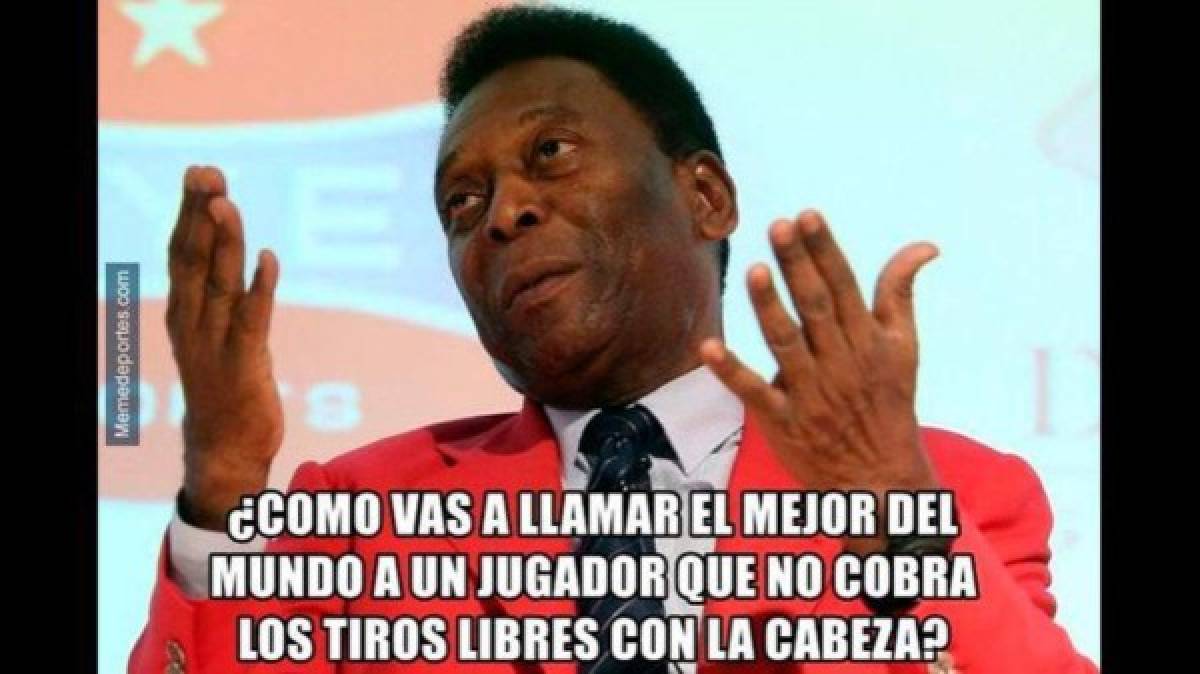 Los otros memes que 'descuartizan' a Pelé por el hattrick de Messi al Sevilla