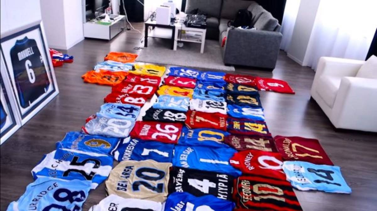 Messi, Ronaldinho y Maynor Figueroa: Los futbolistas que tienen su propio museo de camisas