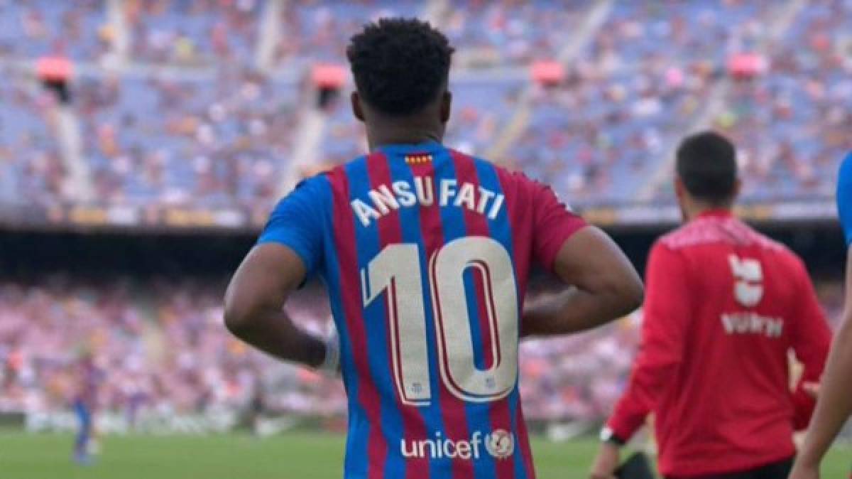 Así fue el regreso de Ansu Fati con Barcelona: Con la 10 de Messi y su gran gesto tras el gol