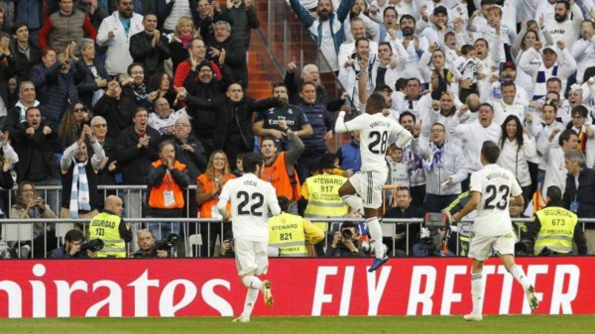 Vinicius se ganó el cariño del Bernabéu celebrando un gol que no fue suyo