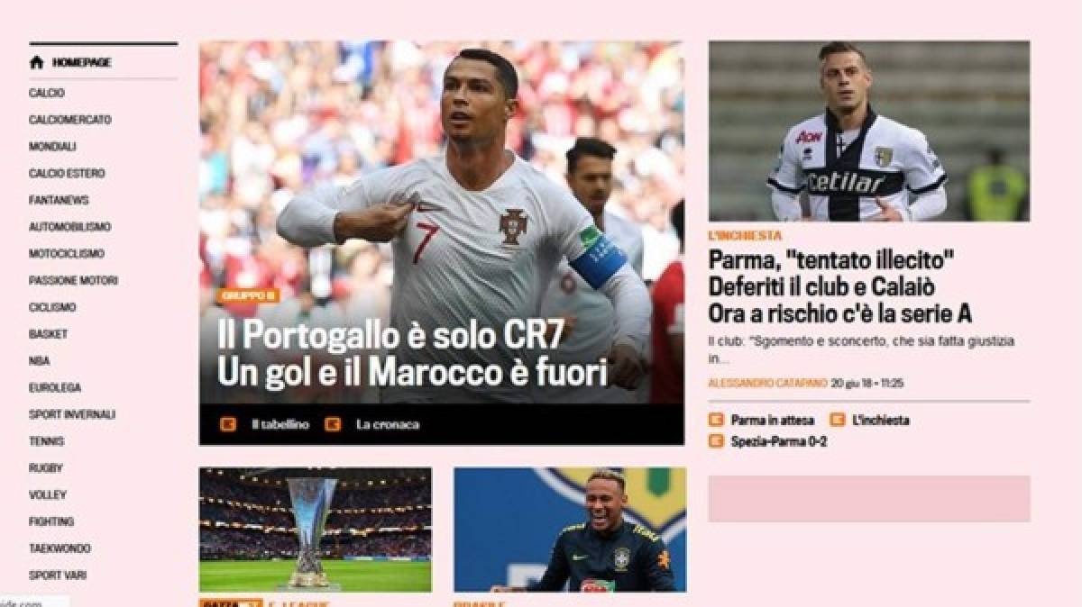 'San Cristiano Ronaldo', otra vez CR7 se lleva elogios de la prensa mundial