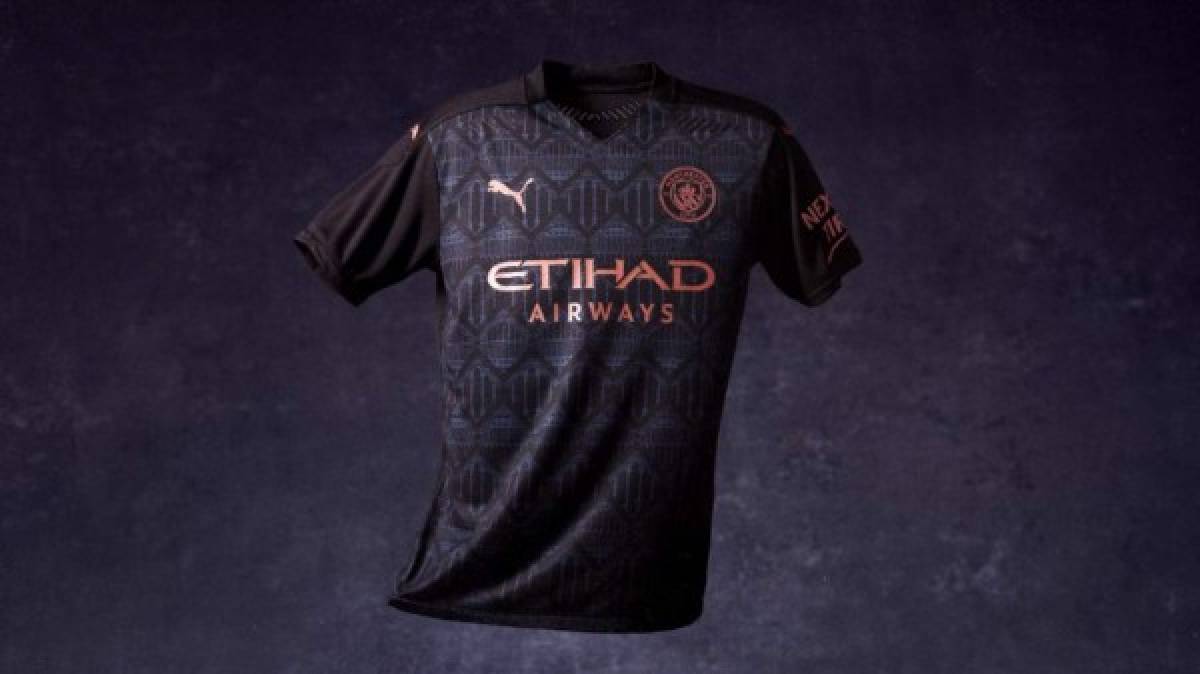 Simbólica y diseño único: Así es la espectacular camiseta de visitante del Manchester City para la temporada 2020-21