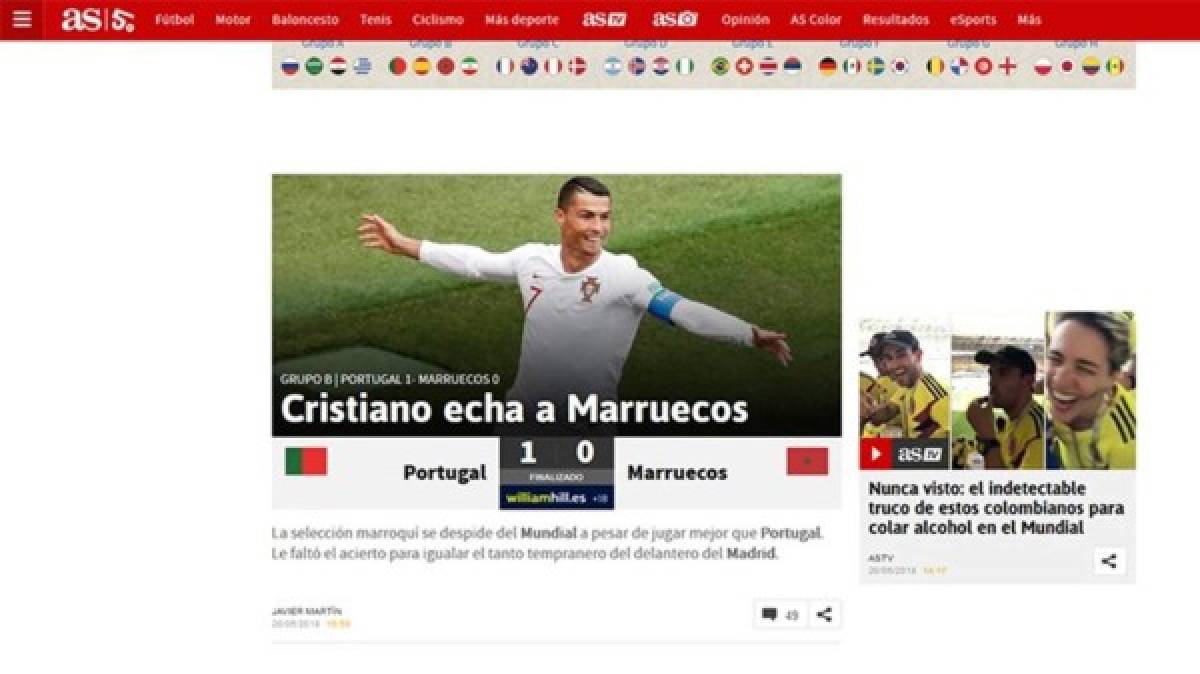 'San Cristiano Ronaldo', otra vez CR7 se lleva elogios de la prensa mundial