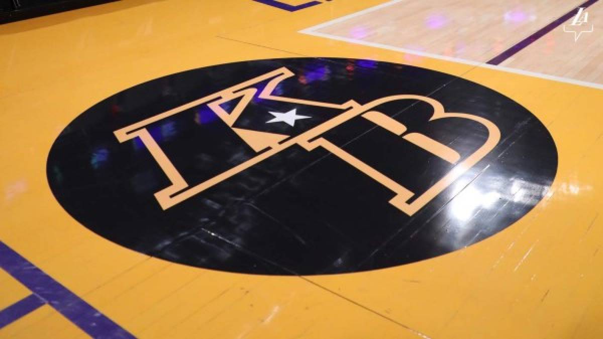 Así fue el homenaje de Los Ángeles Lakers a Kobe Bryant en juego de NBA