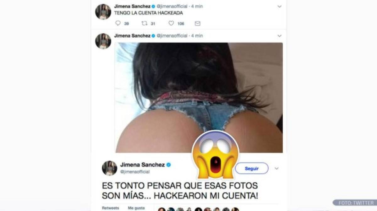 ¡Hackean la cuenta de Twitter de Jimena Sánchez y divulgan picantes fotografías!