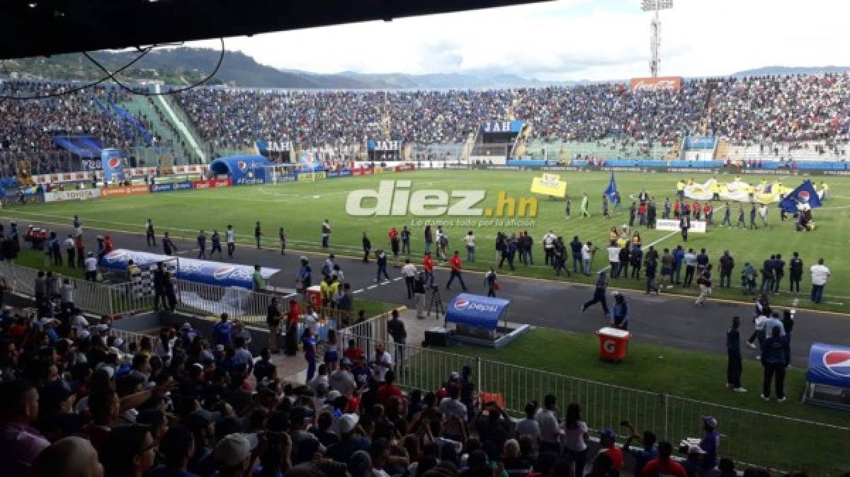 Final Motagua-Olimpia: No hubo lleno total y colorido en el Nacional