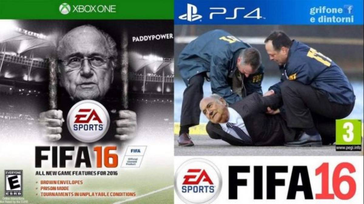 Los memes no perdonaron a Blatter y Platini