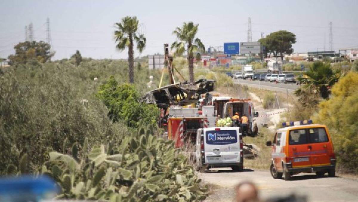 Las impactantes imágenes del accidente donde perdió la vida la 'Perla' Reyes