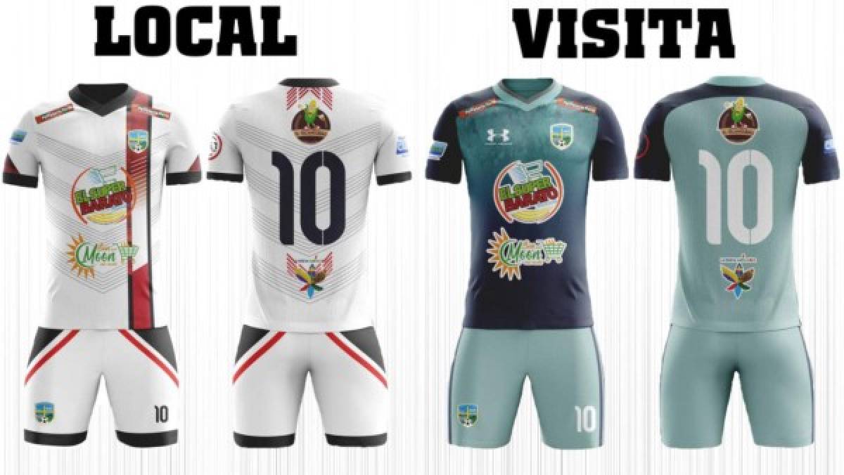 ¿Cuál te gusta más? Las camisas que vestirán los clubes del Ascenso de Honduras en el Clausura