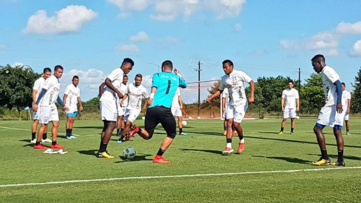 FOTOS: Así fue la curiosa práctica de la Selección de Honduras en Houston