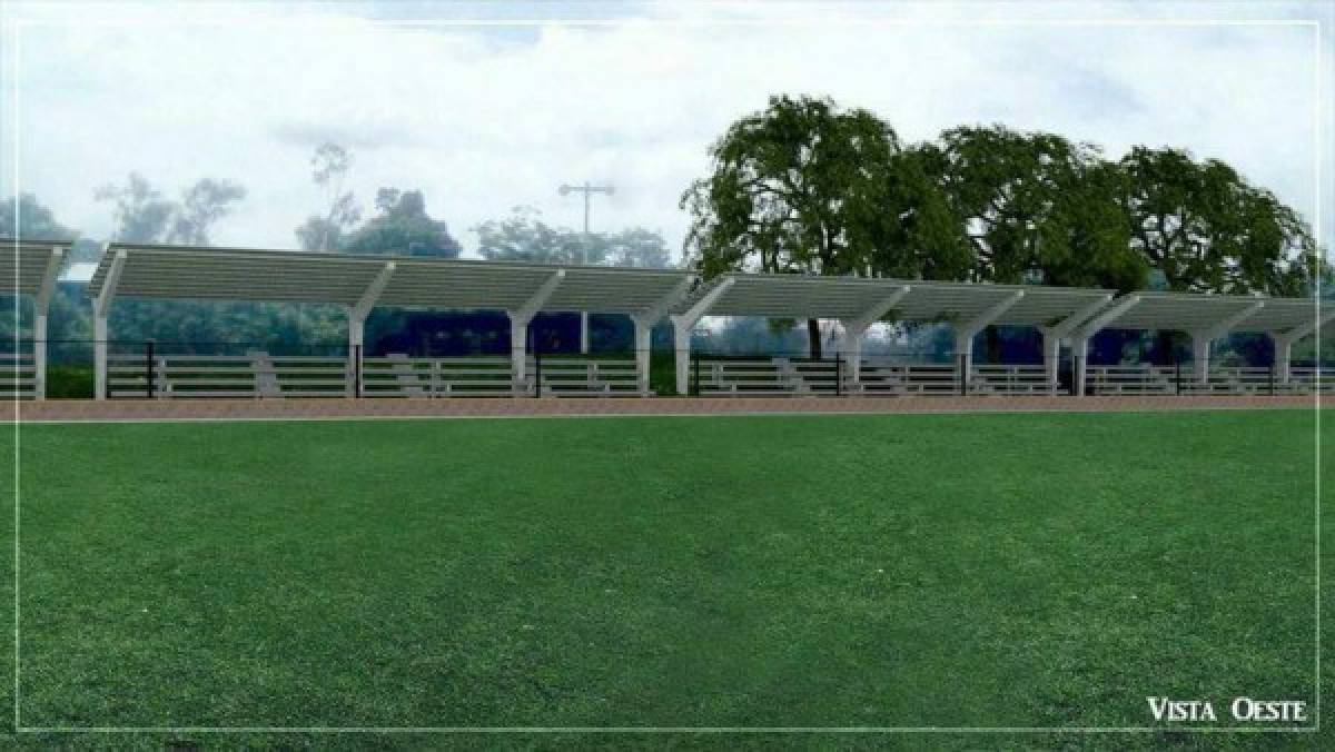 Este es el nuevo estadio que se está construyendo en Honduras