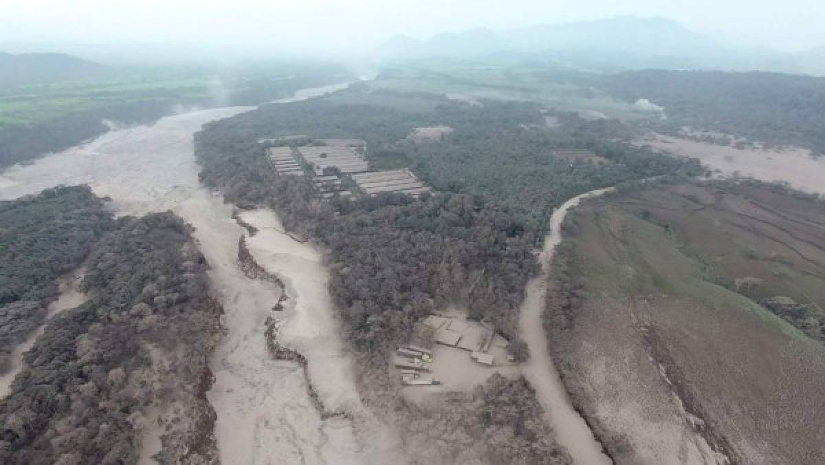 ¡Impactantes! Las otras imágenes que no has visto tras la potente erupción de volcán en Guatemala