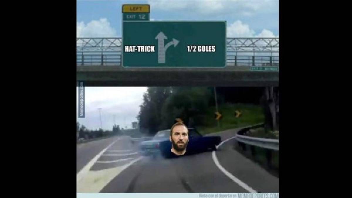 ¡Pobre Higuaín! Los memes del Juventus-Tottenham en Champions