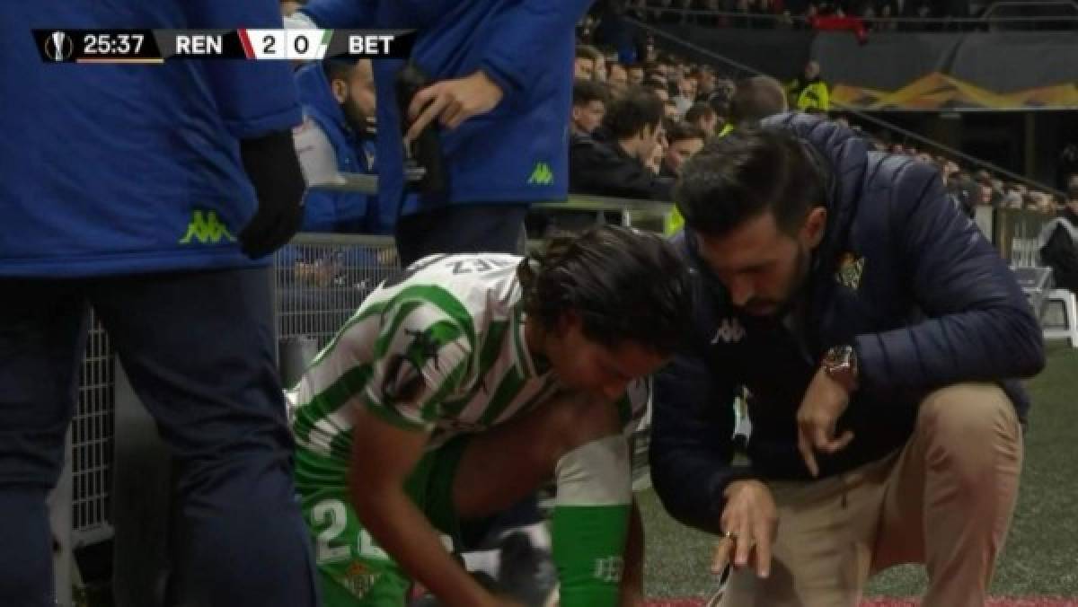 Fotos: La locura de Diego Lainez tras anotar su primer tanto en Europa