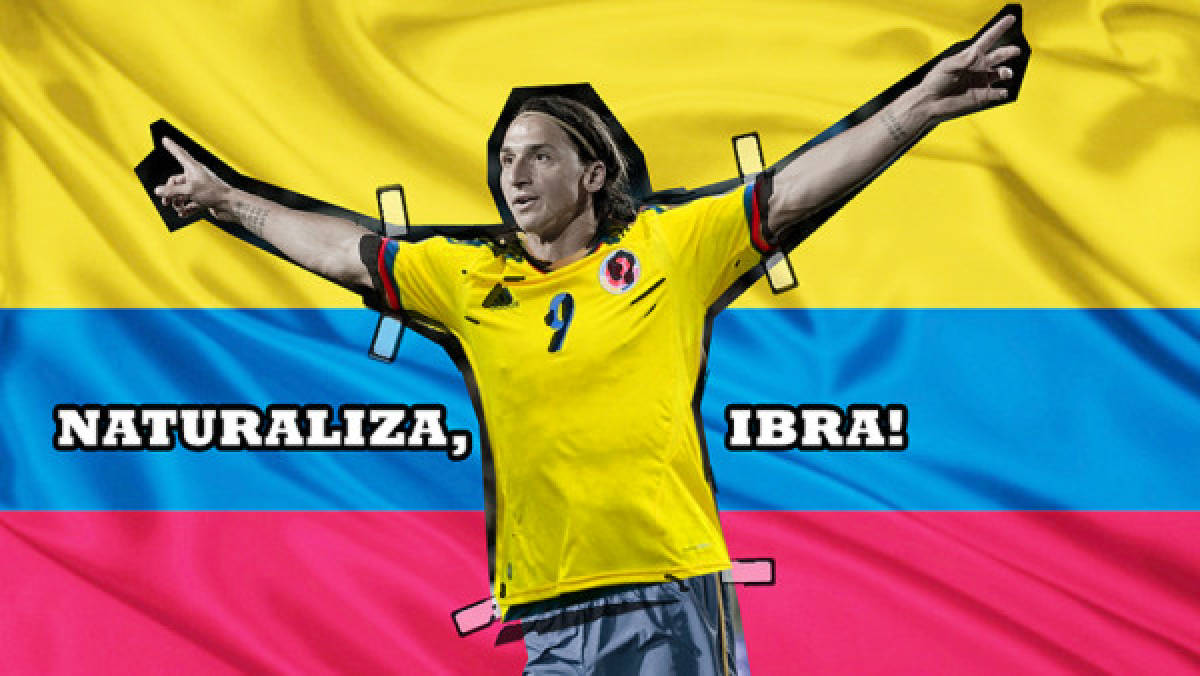 Colombianos quieren que Ibrahimovic sustituya a Falcao en Mundial
