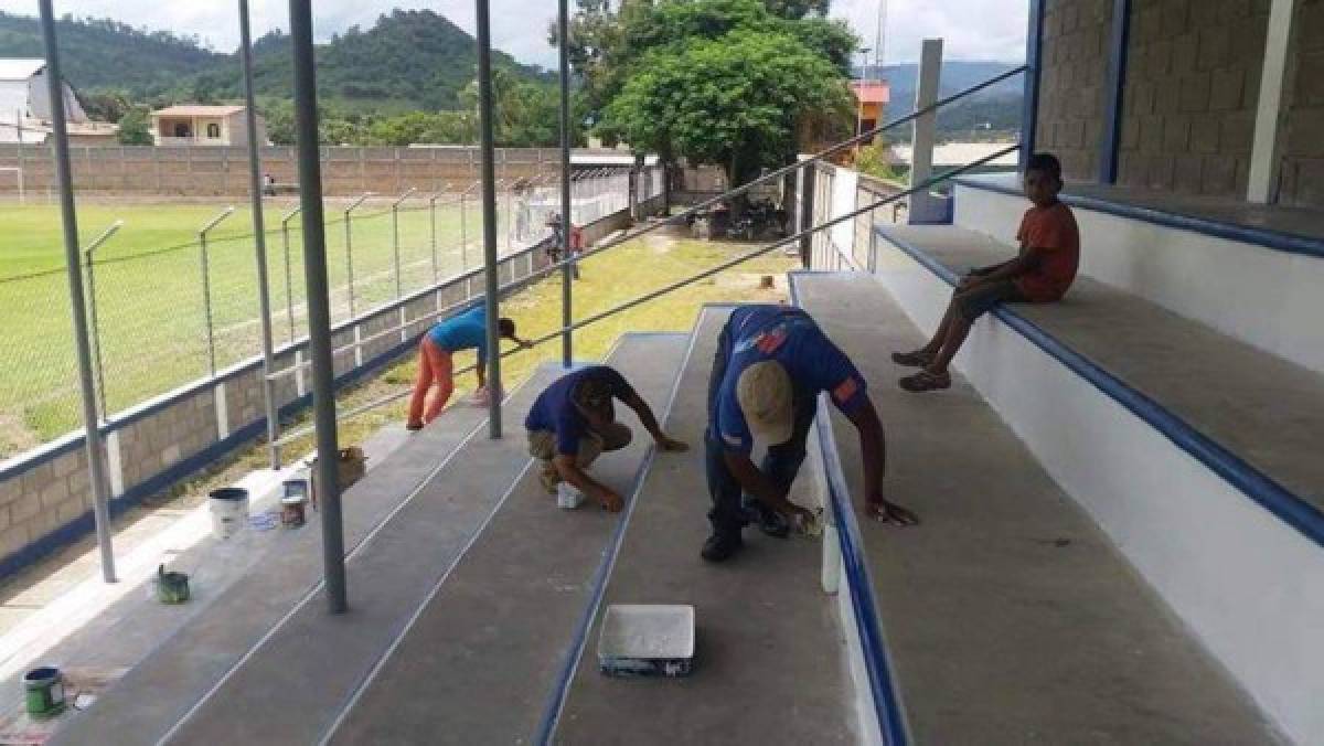 ¡Belleza! Así es el nuevo estadio de Teupasenti en El Paraíso