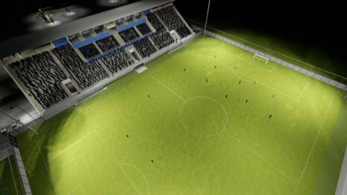 ¡Qué hermoso! Conocé el nuevo estadio de Choluteca en el que Motagua y Olimpia podrían jugar