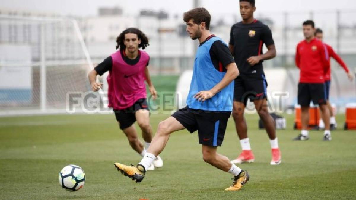 Choco Lozano, bajo la mirada de Ernesto Valverde en el Barcelona