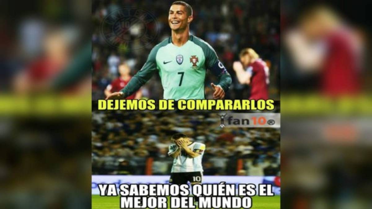 ¡TERRIBLES! Cristiano Ronaldo salva a Portugal y los memes se hacen presentes