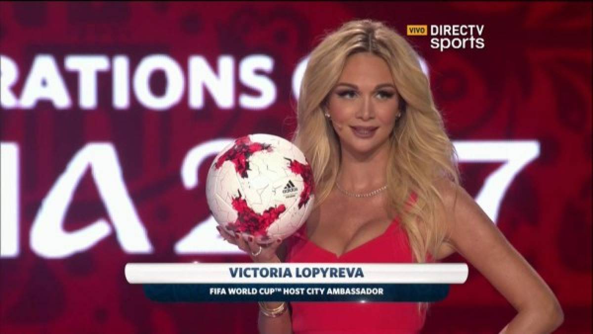 Victoria Lopyreva, la hermosa embajadora del Mundial de Rusia 2018 que conoció la Bombonera