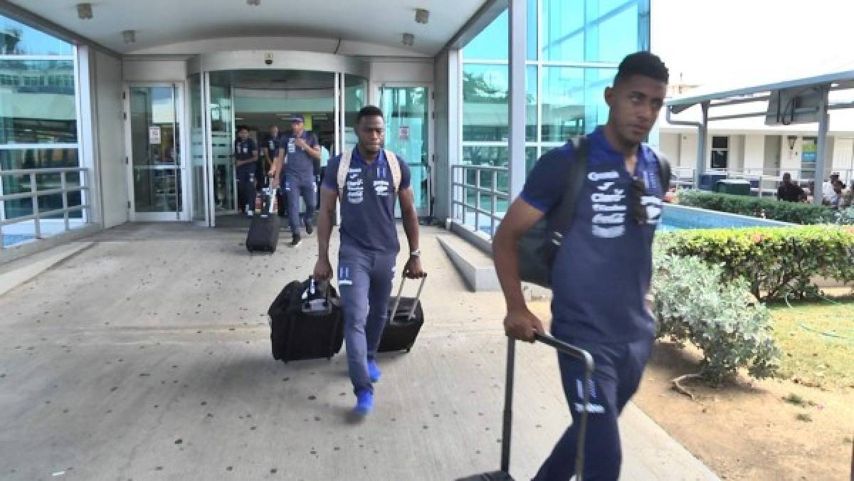 FOTOS: Así fue la llegada de la Selección de Honduras a Jamaica