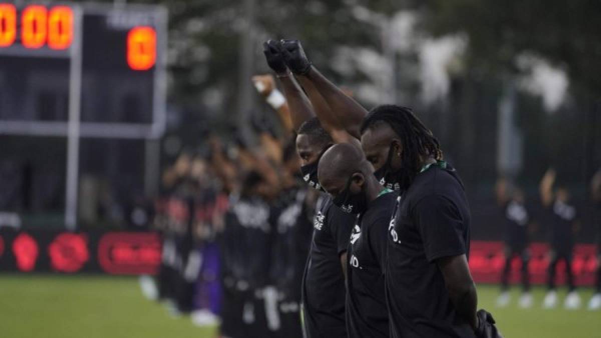 'Negro y orgulloso”: Elis, Maynor y Boniek, protestan contra el racismo en el inicio del torneo de la MLS