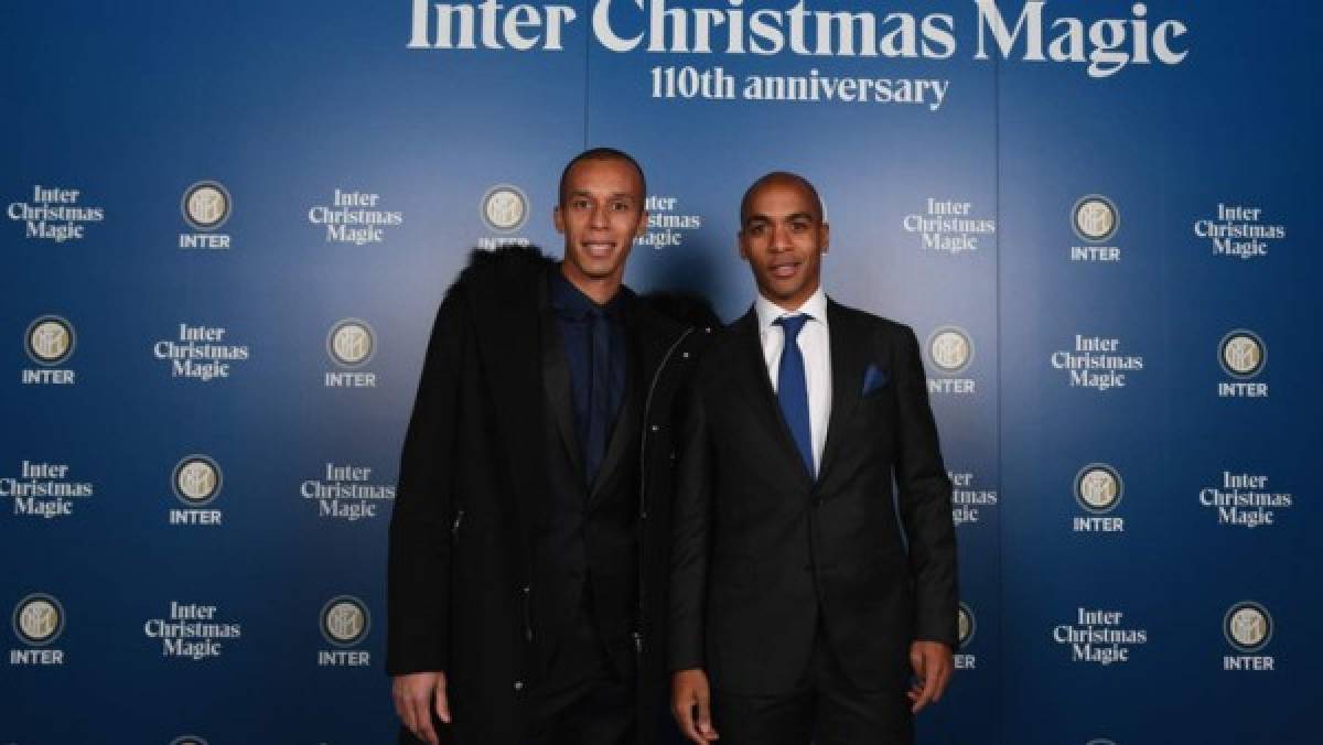 ¡De lujo! David Suazo junto a Icardi en la fiesta de Navidad del Inter de Milán