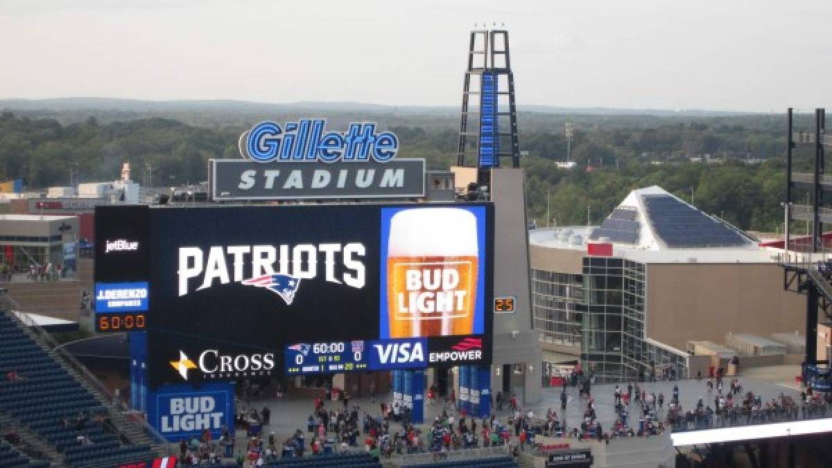 Así es el enorme Gillette Stadium, casa de los Patriots