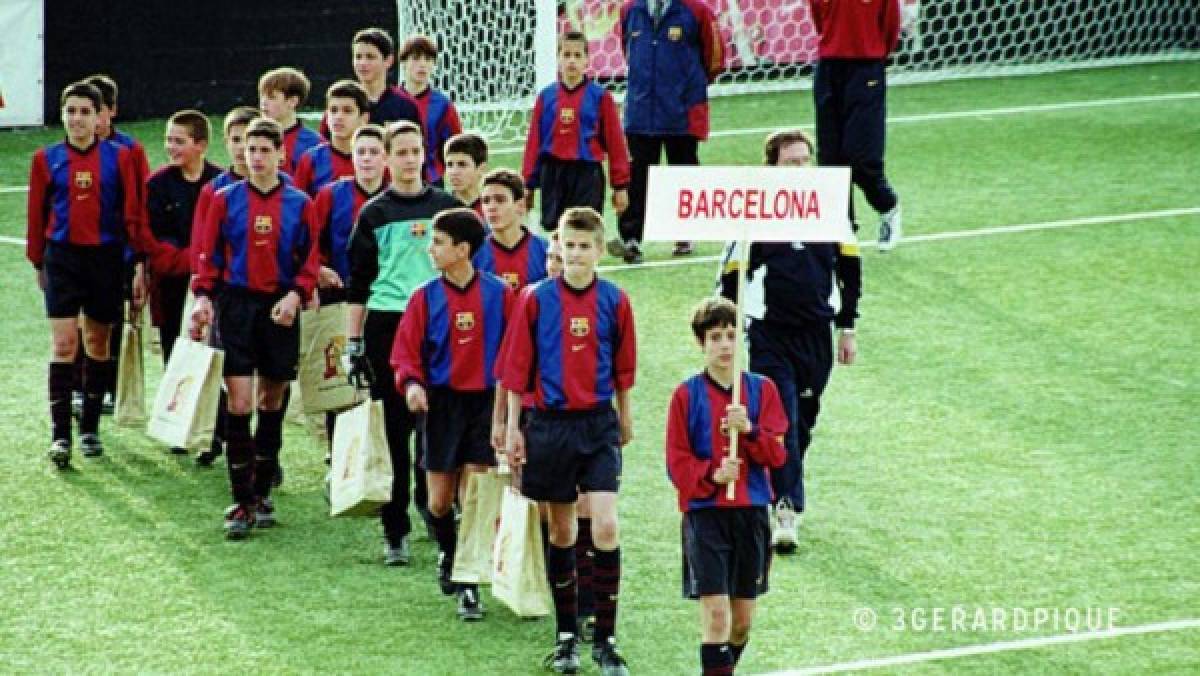 La vida en imágenes de Gerard Piqué, ídolo del Barcelona