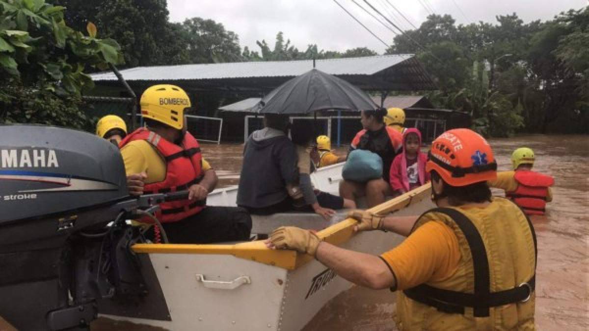 Los estragos causados por lluvias en Costa Rica a pocas horas el choque con Honduras