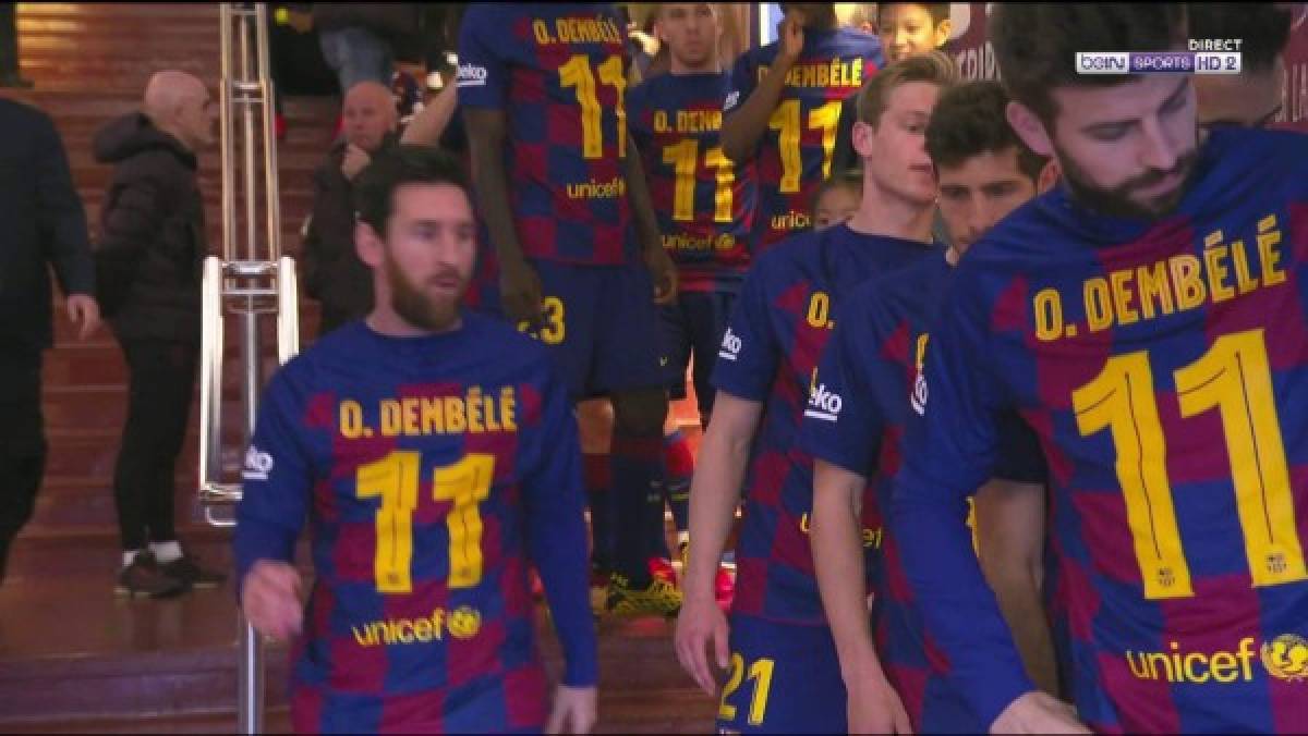 Messi y Barcelona con gesto para Dembélé, el nuevo estilo de Setién; Griezmann dedica gol