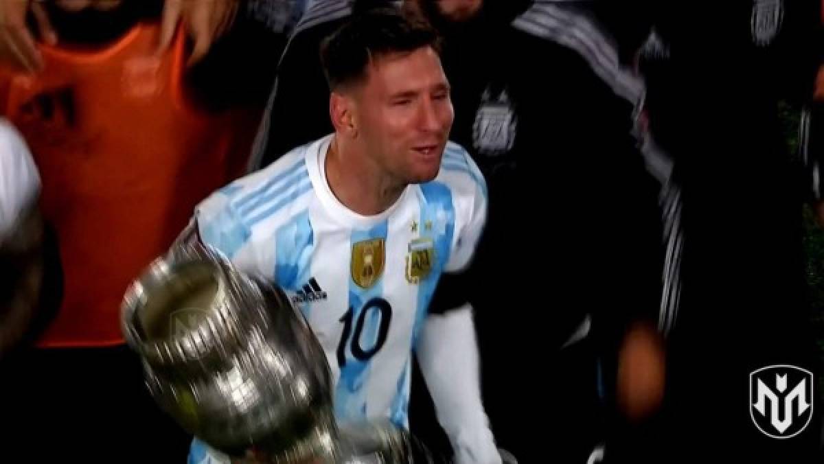 La inolvidable noche de Messi: tres goles, rompe récord, se pone a llorar y descontrol al festejar con la afición
