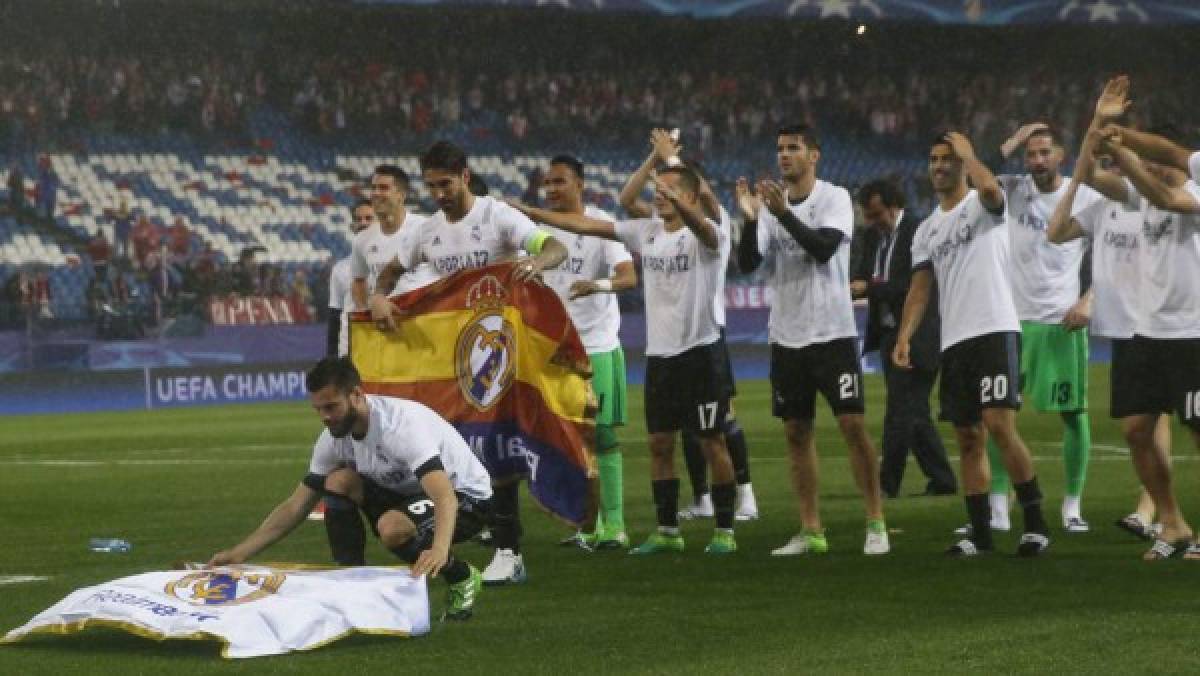LO QUE NO SE VIO POR TV: Polémico festejo del Real Madrid en el Calderón